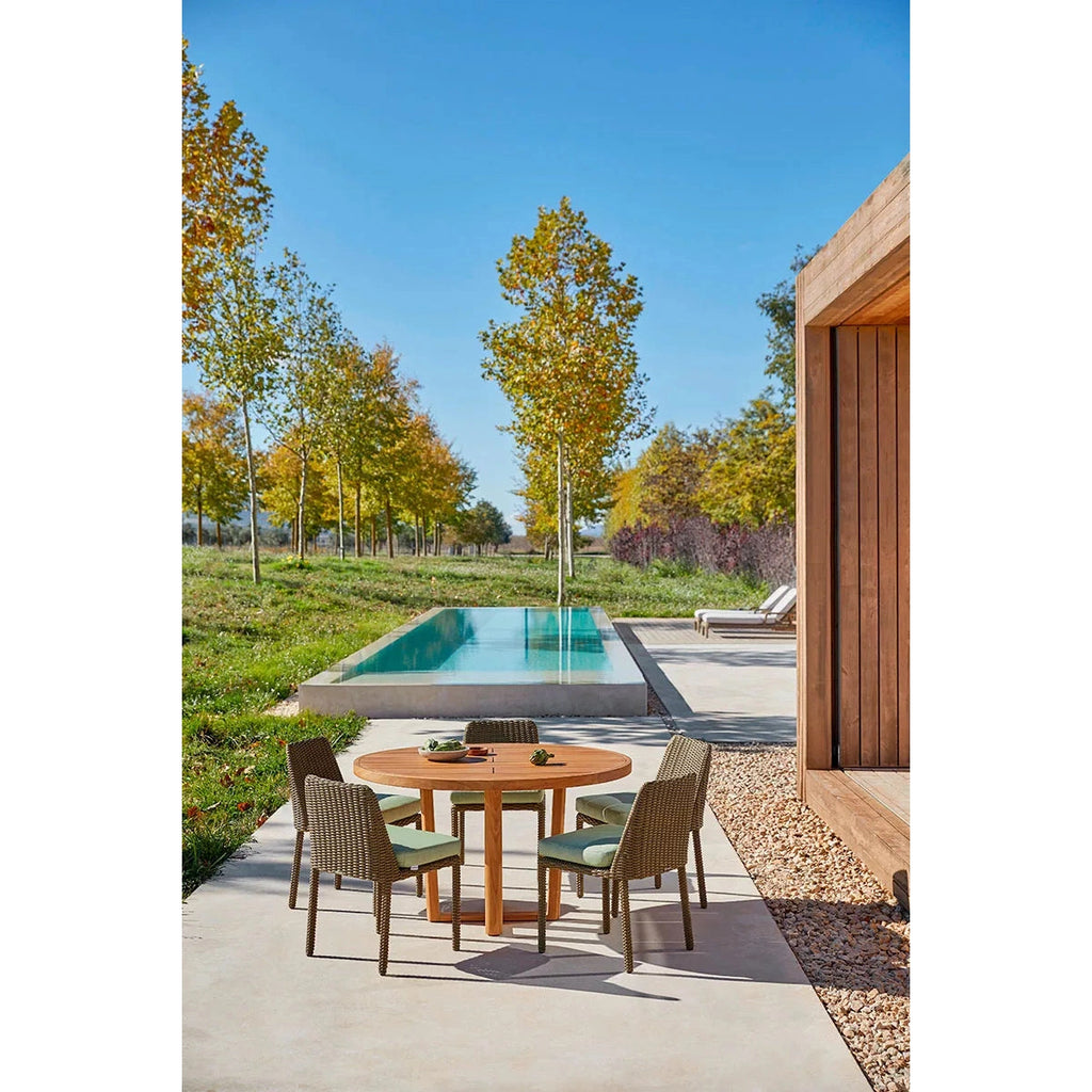 Point - Mesa de comedor Heritage Teca Ø 103 cm