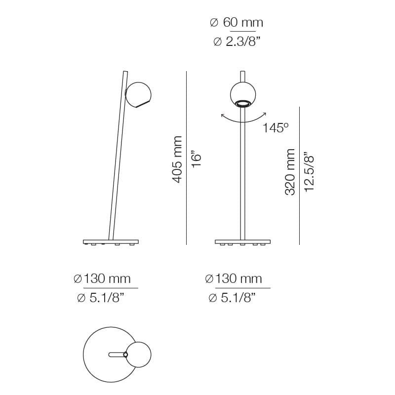 Estiluz - Lámpara de mesa Circ M-3728