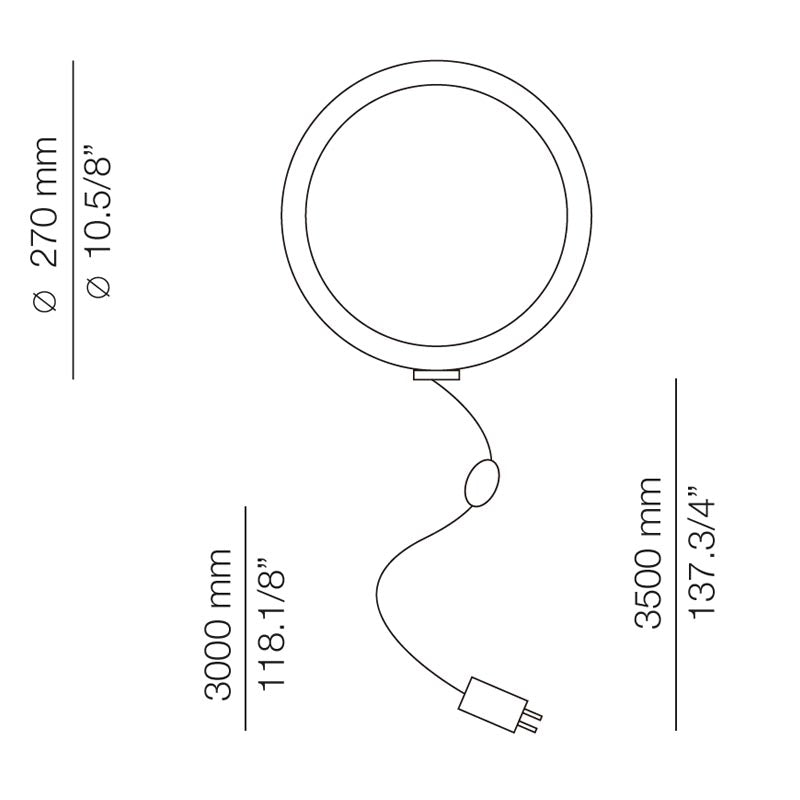 Estiluz - Lámpara de mesa Circ M-3728