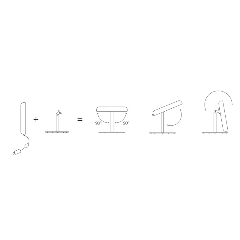 Estiluz - Lámpara de mesa Circ M-3728