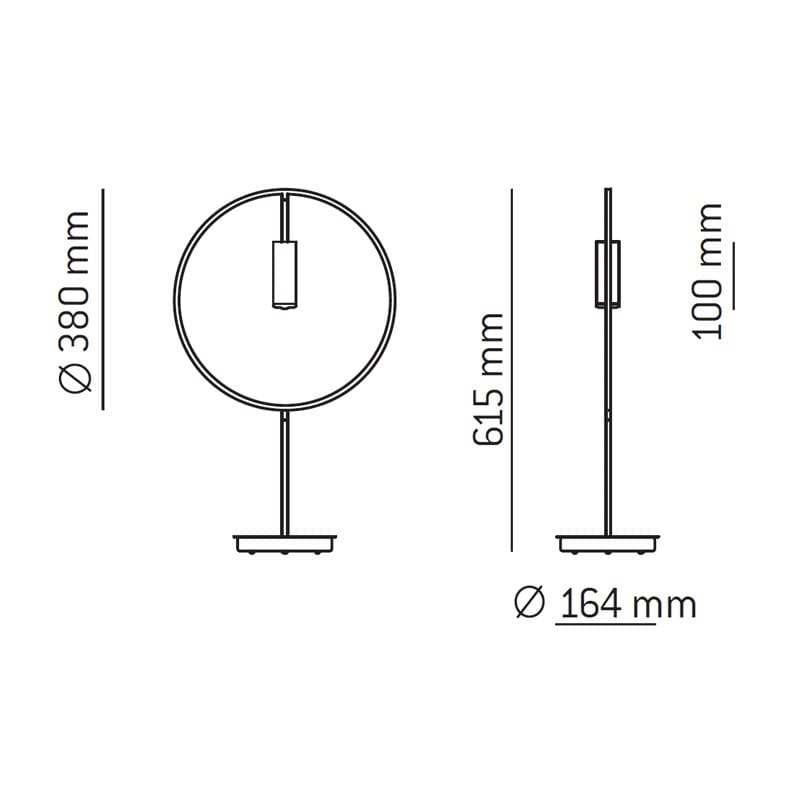 Estiluz - Lámpara de mesa Circ M-3728