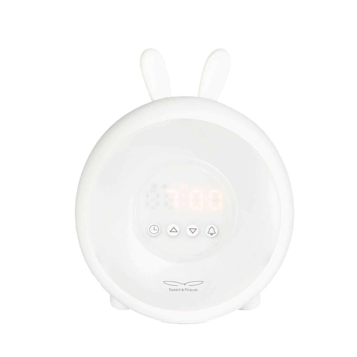 Rabbit Lamp with Alarm Clock - Green