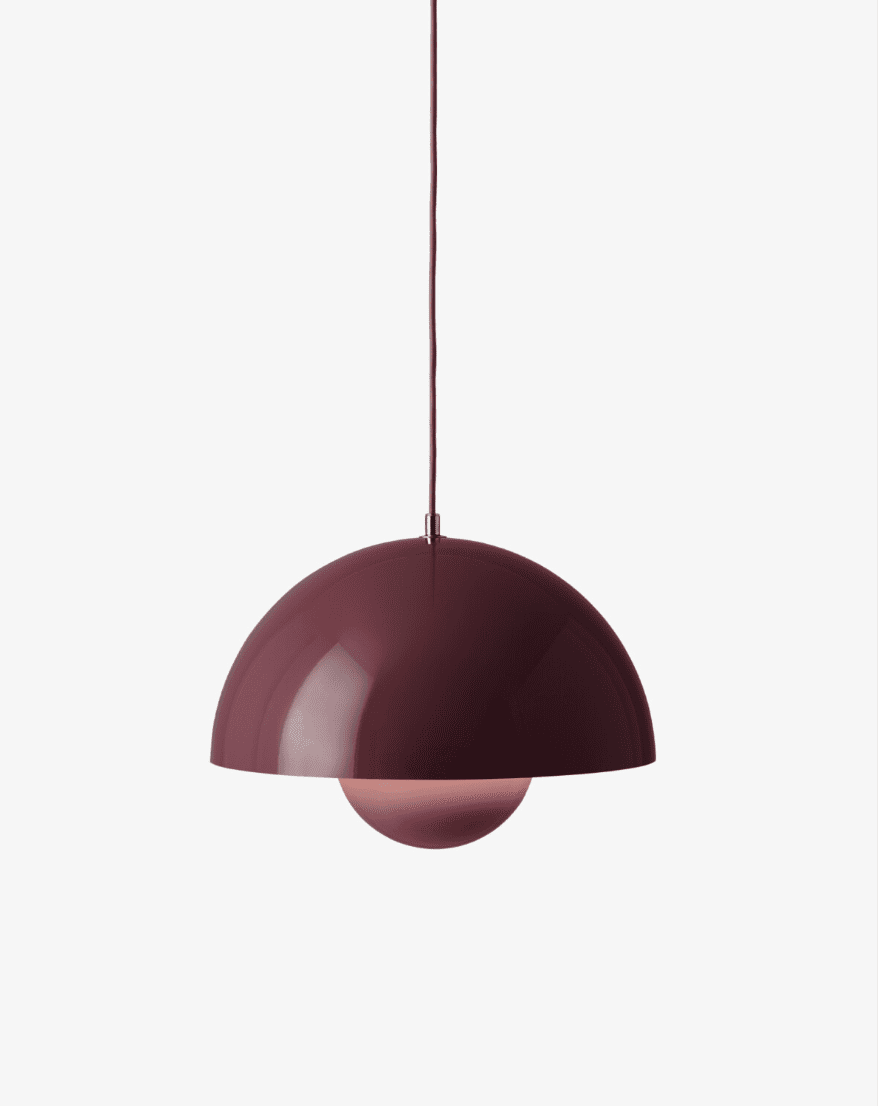 &Tradition - Flowerpot VP7 Verner Panton 1968 Dark Plum