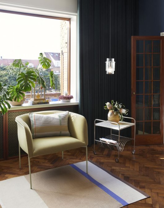 Hübsch - Silla Eyrie Lounge Amarilla