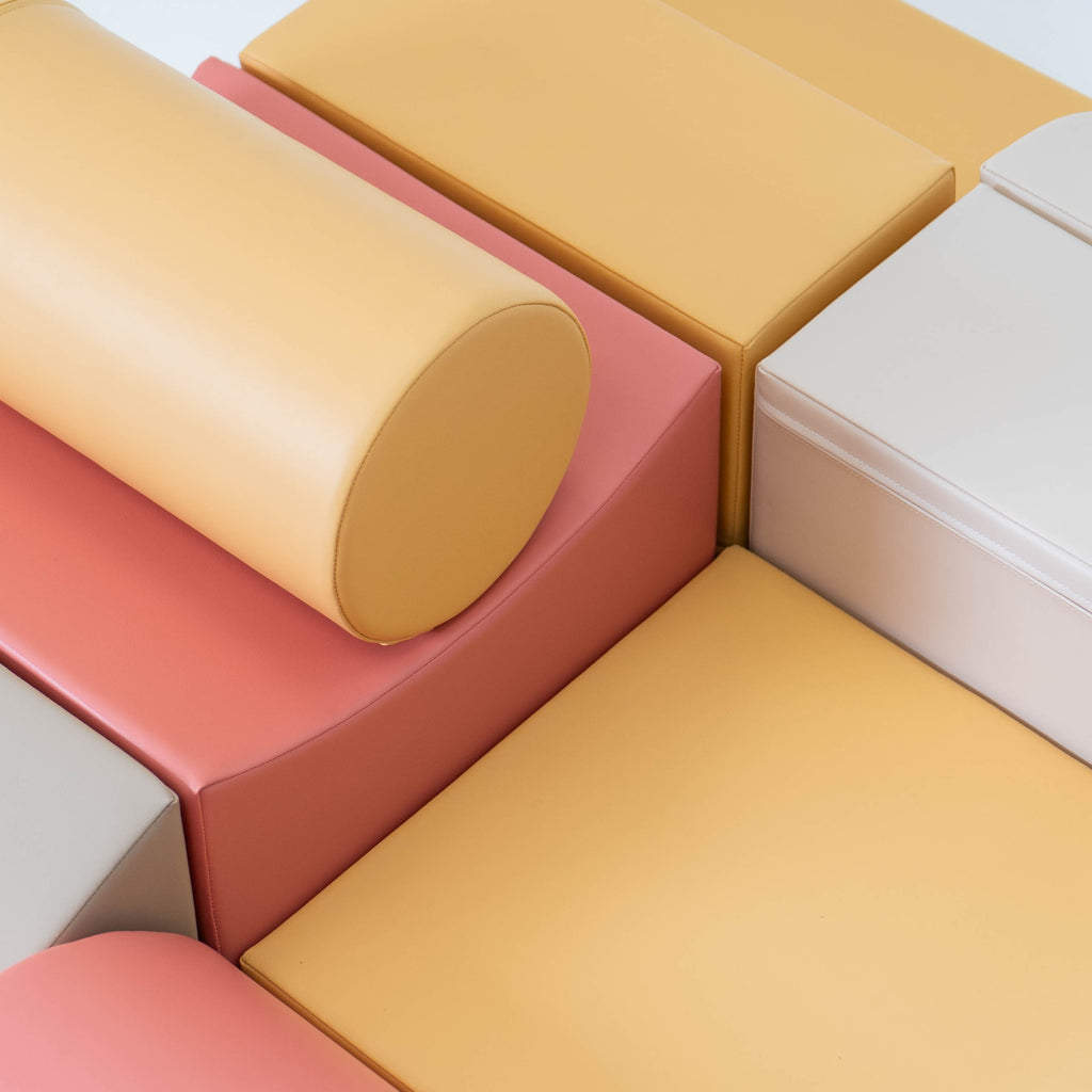 Soft Play 8 Foam Block Set - Pastel Turquoise Adventurer