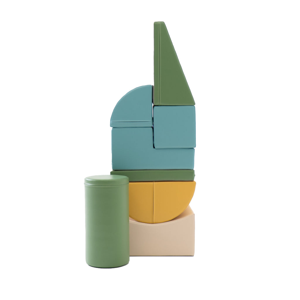 Soft Play 8 Foam Block Set - Multicolor Adventurer