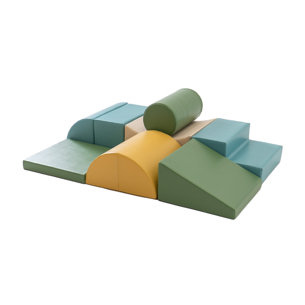 Soft Play 8 Foam Block Set - Multicolor Adventurer