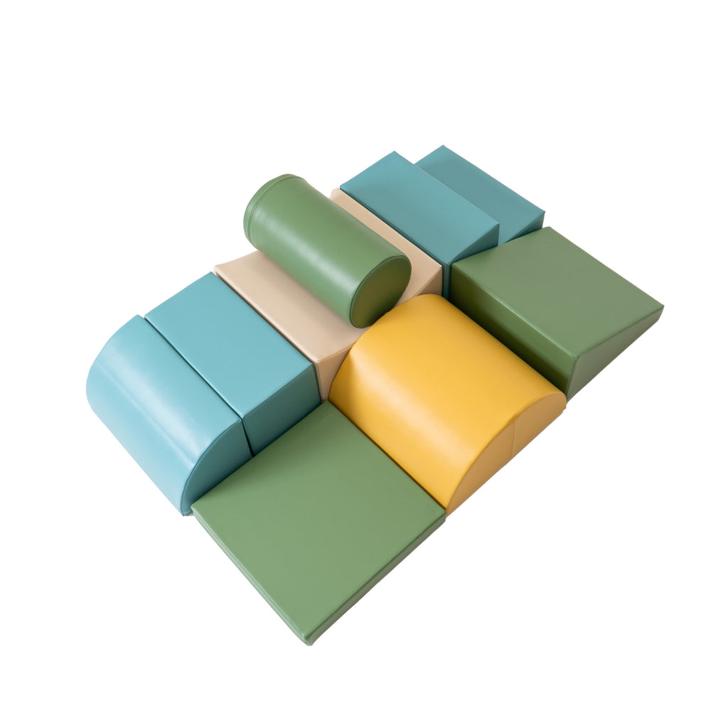 Soft Play 8 Foam Block Set - Multicolor Adventurer