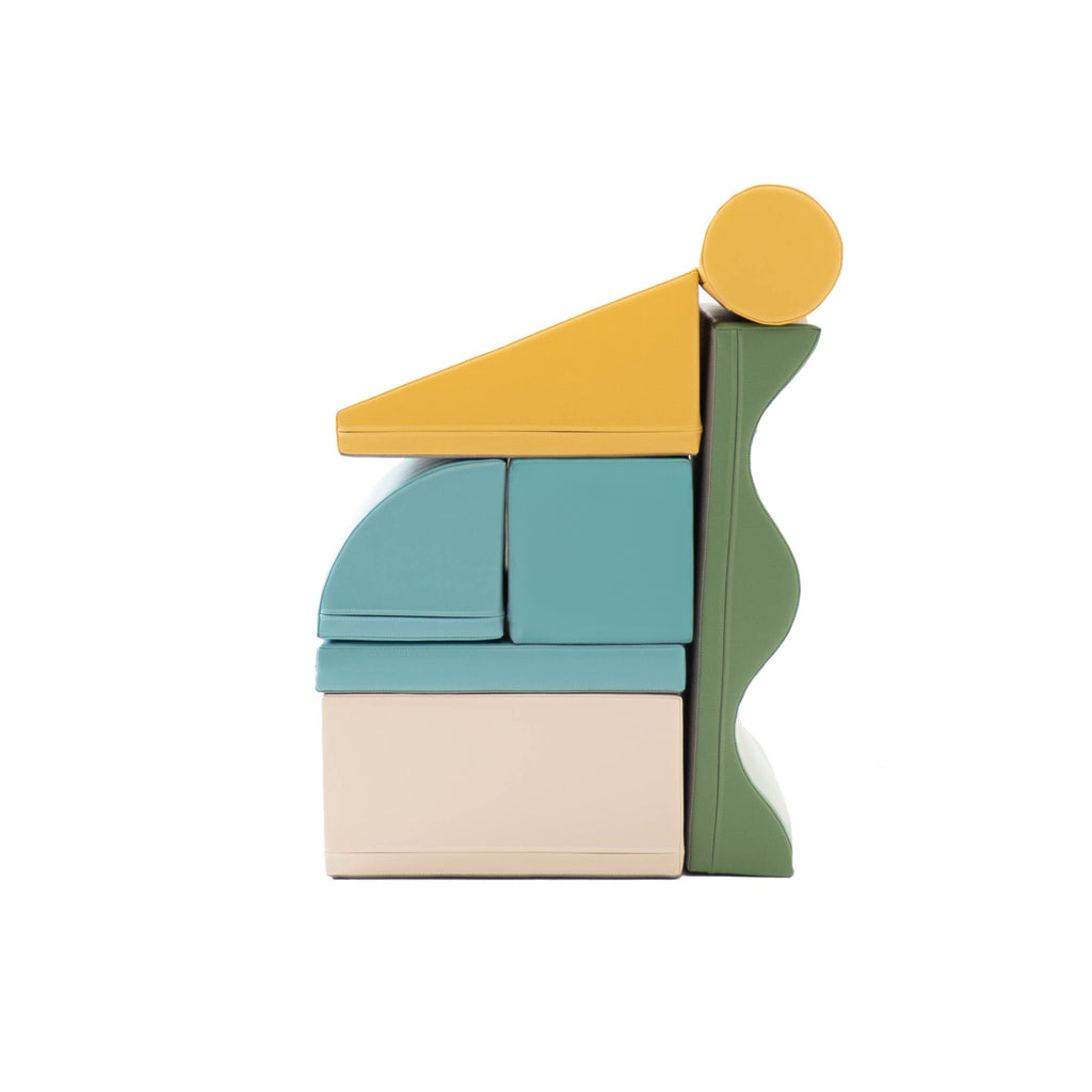 Soft Play 7 Foam Block Set - Light Pastel Discoverer