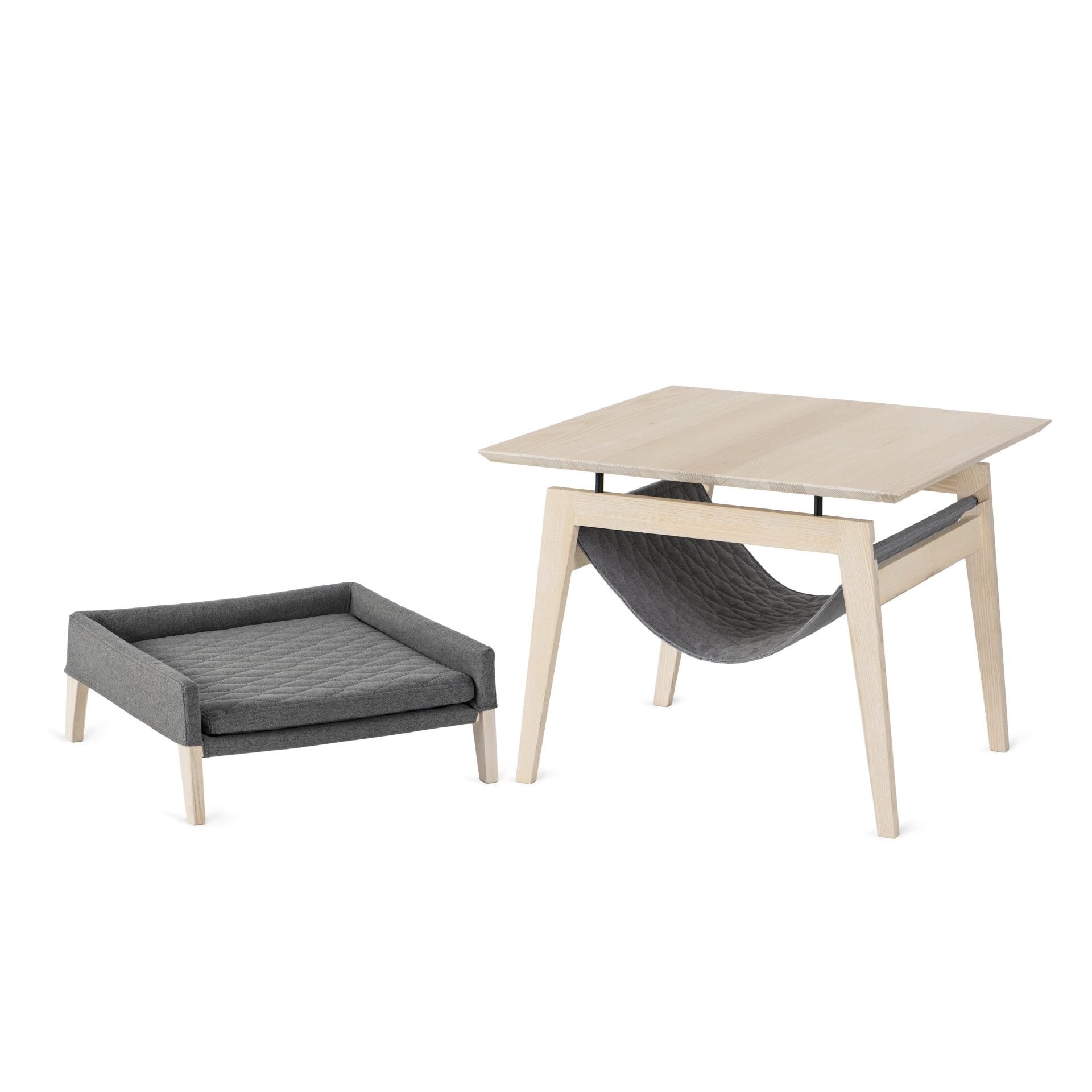 Vuku Ceramic Double Buffet - White
