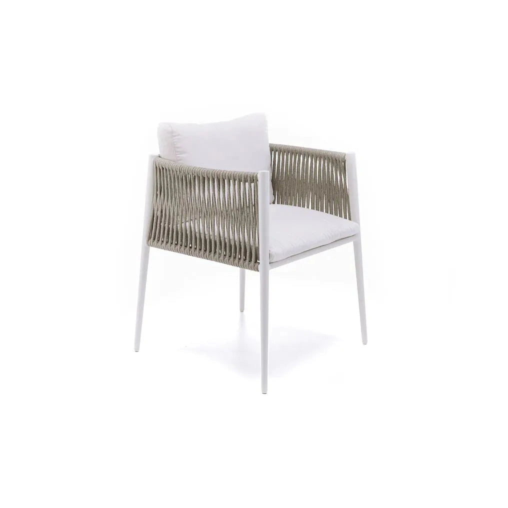 Unopiu - Silla de brazo Luce marfil