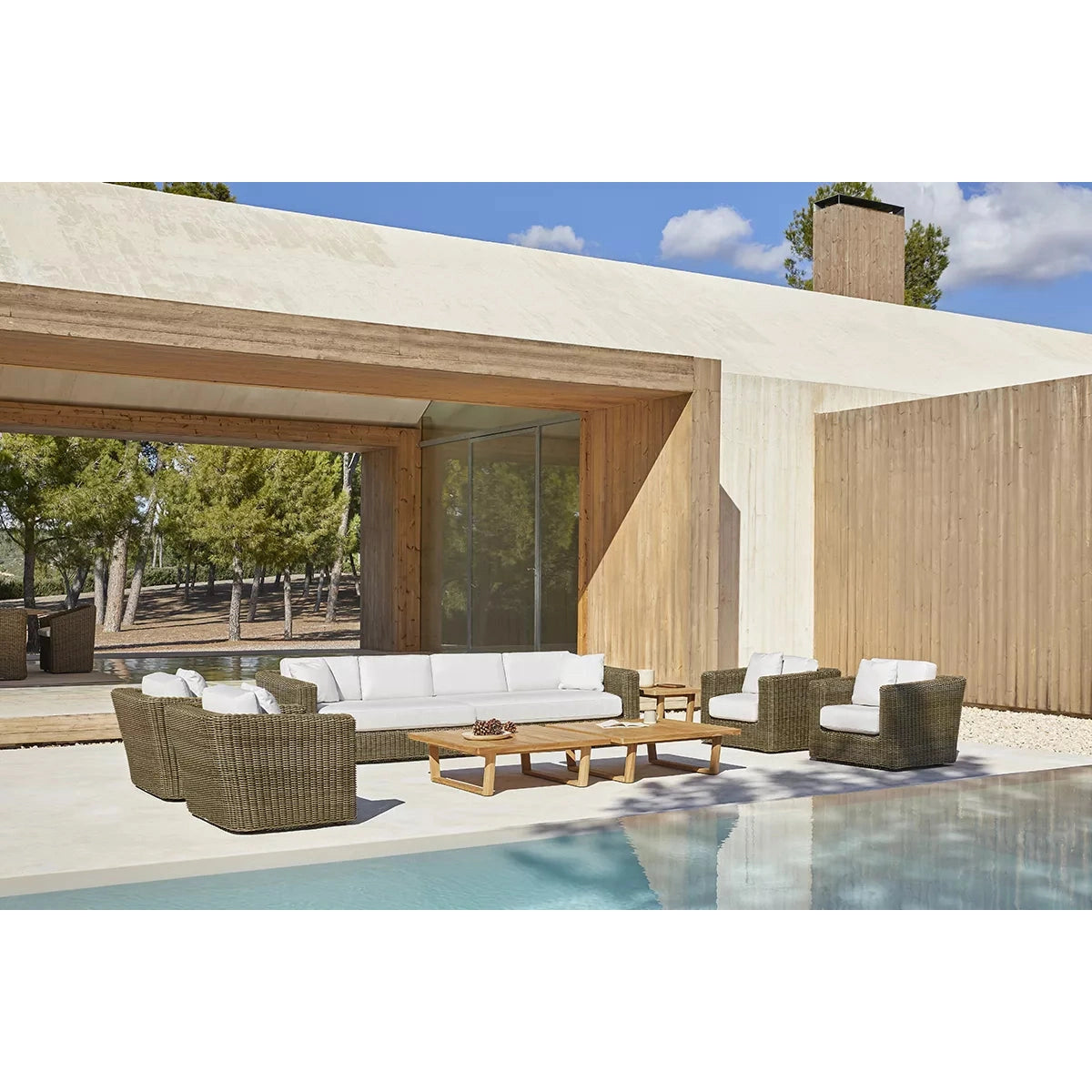 Punto - Mesa de salón Heritage Teak 143cm