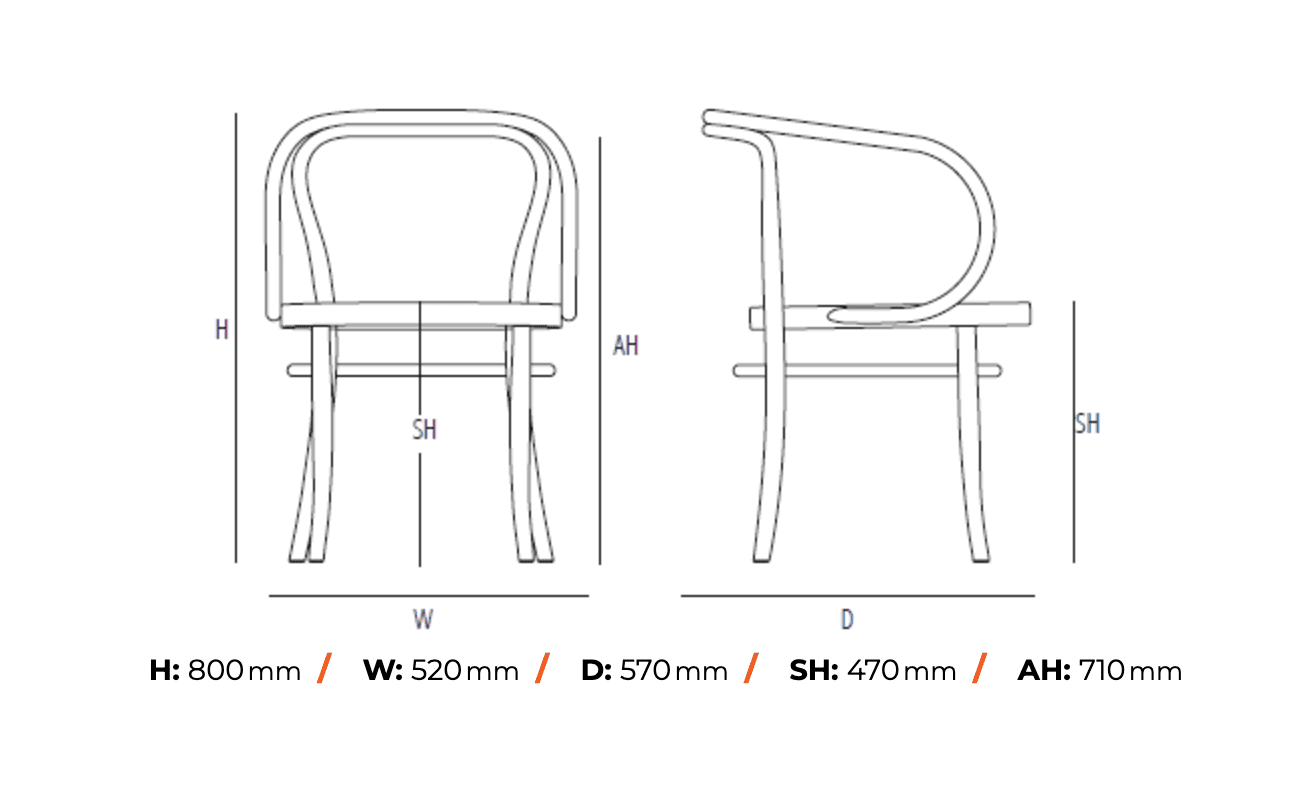 GTV Thonet - Silla Vienesa