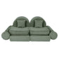 Medium Modular Sofa for Kids - Churros Sage Green Plus
