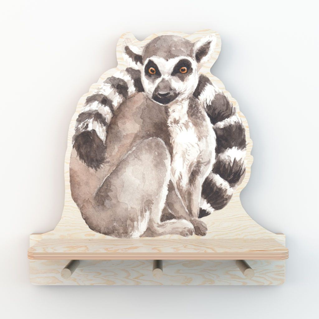 Mini Wall Shelf - Blue Rainbow
