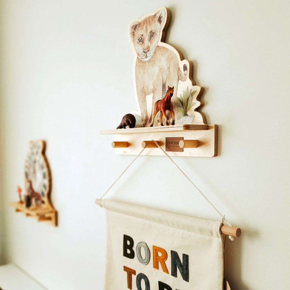 Mini Wall Shelf - Teddy Bear