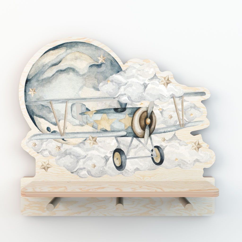 Mini Wall Shelf - Pink Rainbow