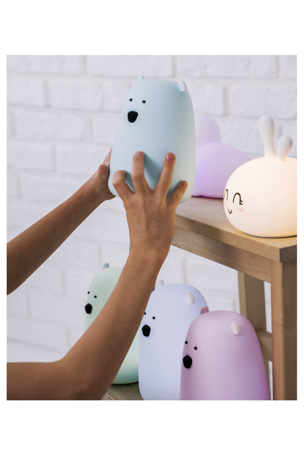 Giraffe Silicone Lamp - White
