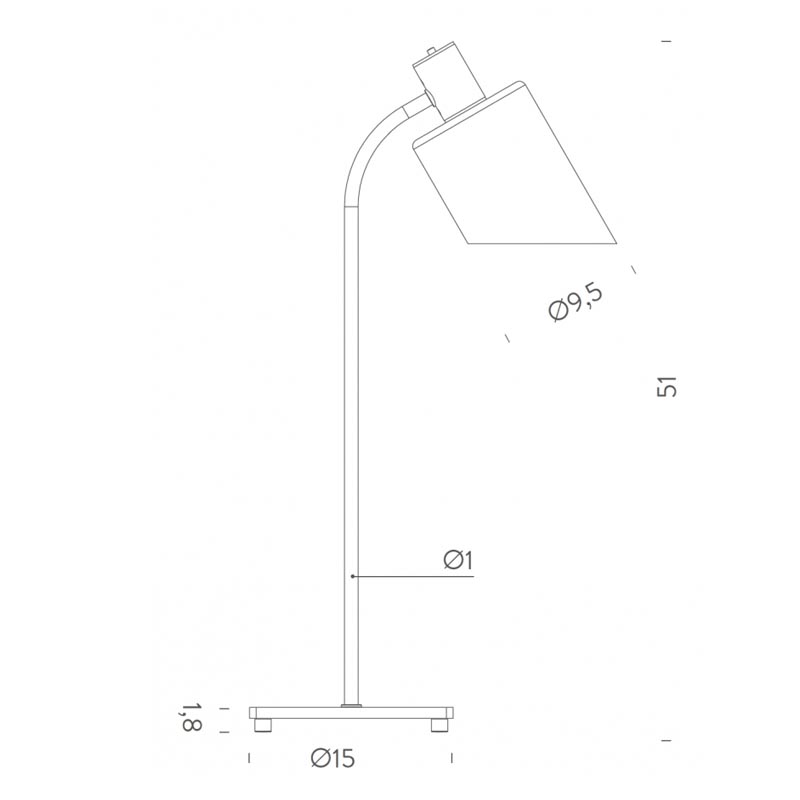 Nemo Lighting - Lampe De Bureau Tischleuchte