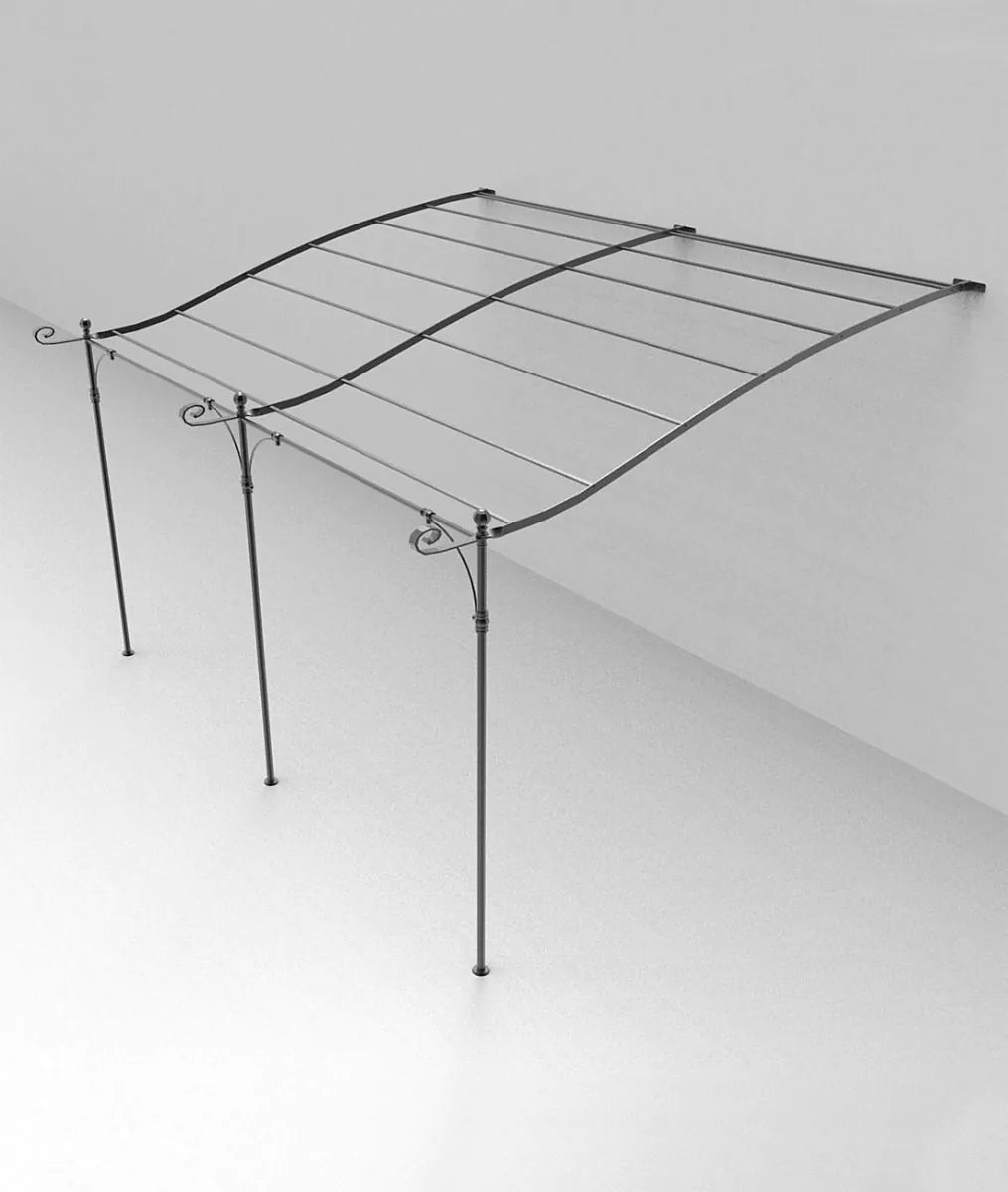 Unopiu - Pérgola de anexo Solaire curva