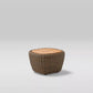 Point - Mesa auxiliar Heritage trenzada / Teak