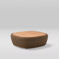 Punto - Mesa de salón Heritage trenzada / Teak