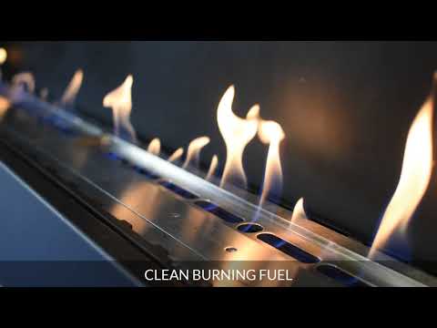 Icon Fires - Chimenea túnel Slimline 1100