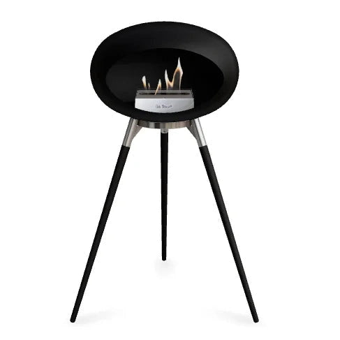 Le Feu - Black Ground Wood High Bioethanol-Kamin