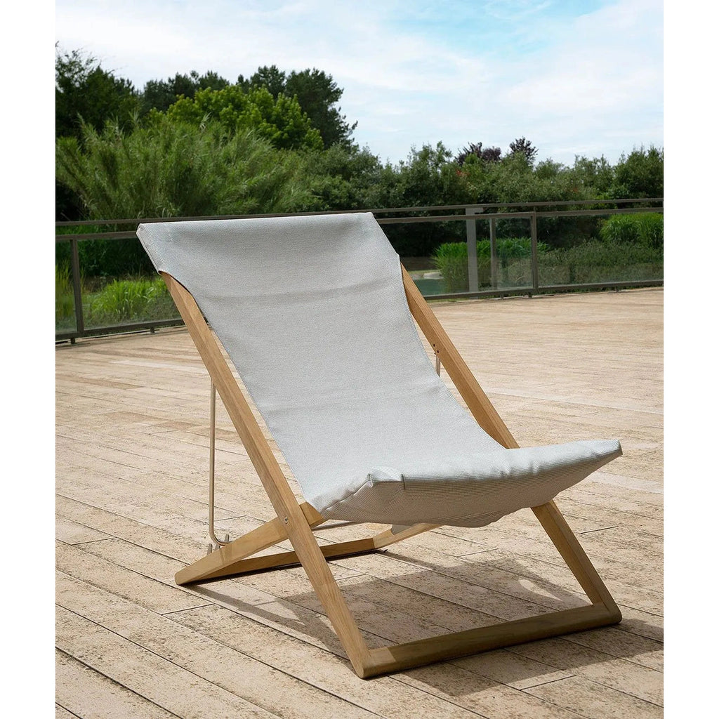 Unopiu - Sillón reclinable Cosette de teca