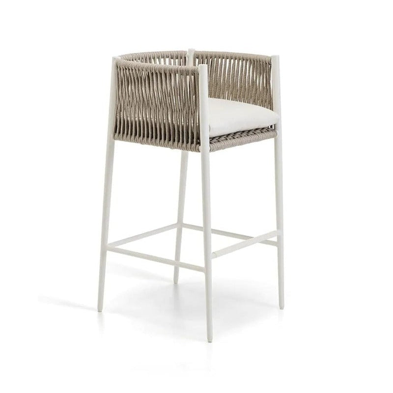 Unopiu - Silla de bar Luce marfil