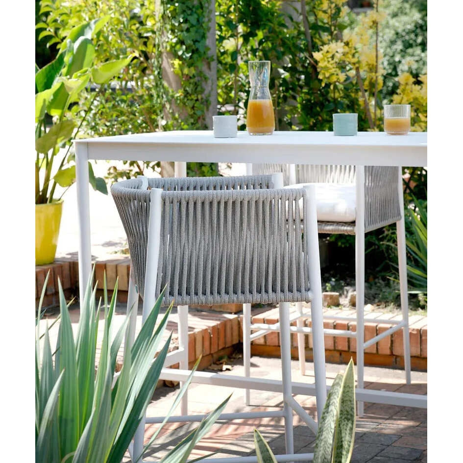 Unopiu - Silla de bar Luce marfil