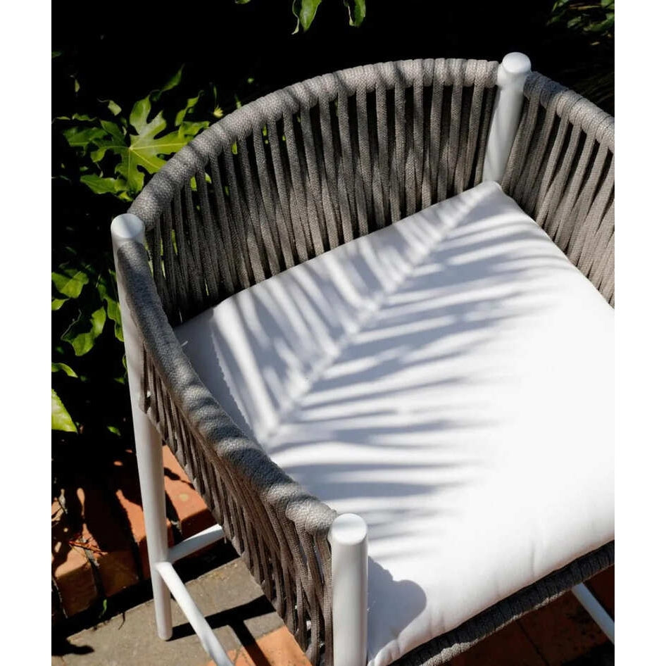Unopiu - Silla de bar Luce marfil