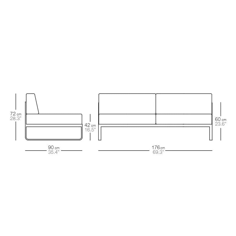 Bivaq - Sit 2-Sitzer Sofa