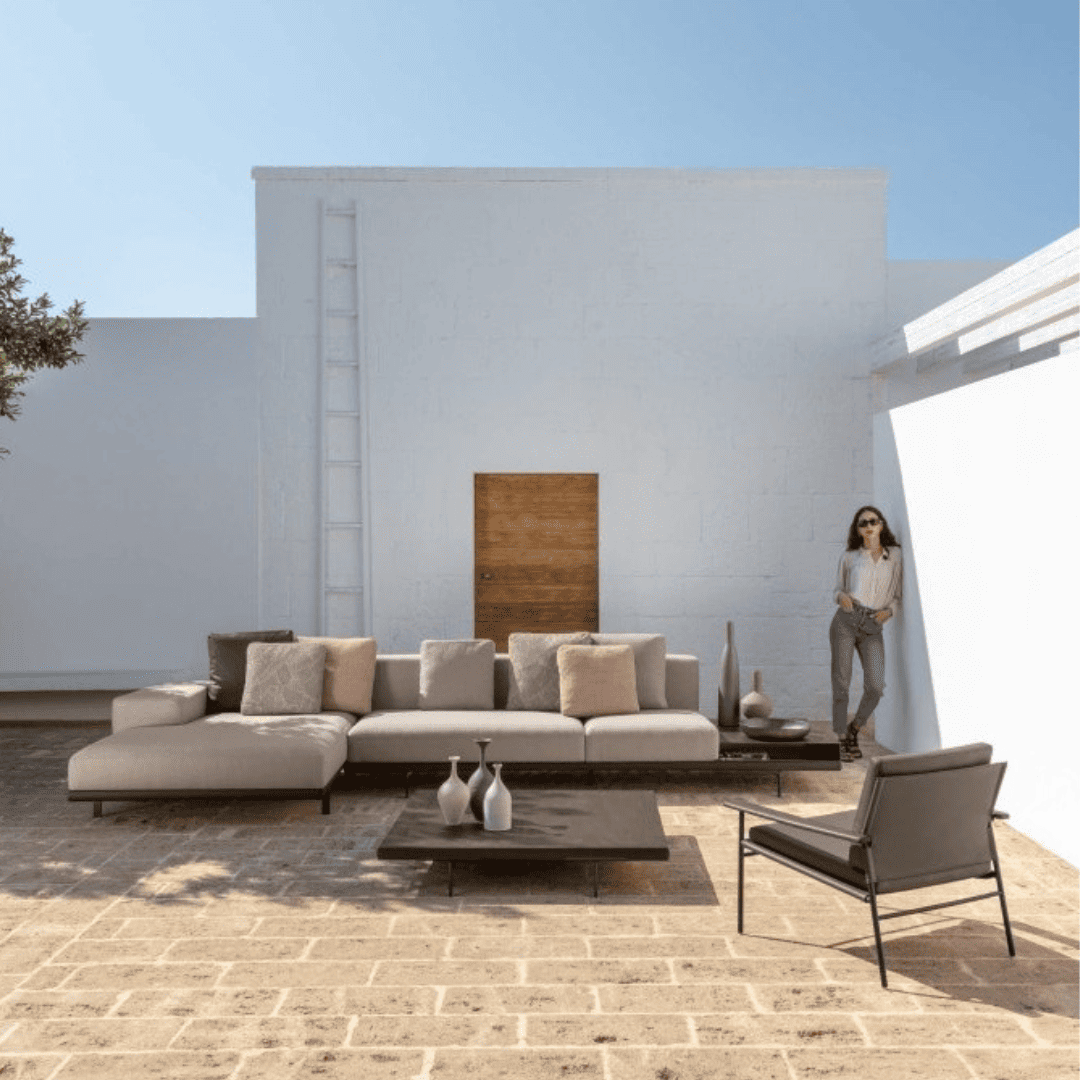 Talenti - Sofá de lounge Allure con reposabrazos