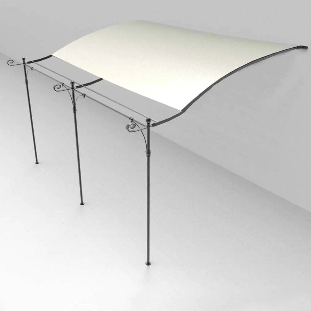 Unopiu - Cortina enrollable de resorte para pérgola Solaire