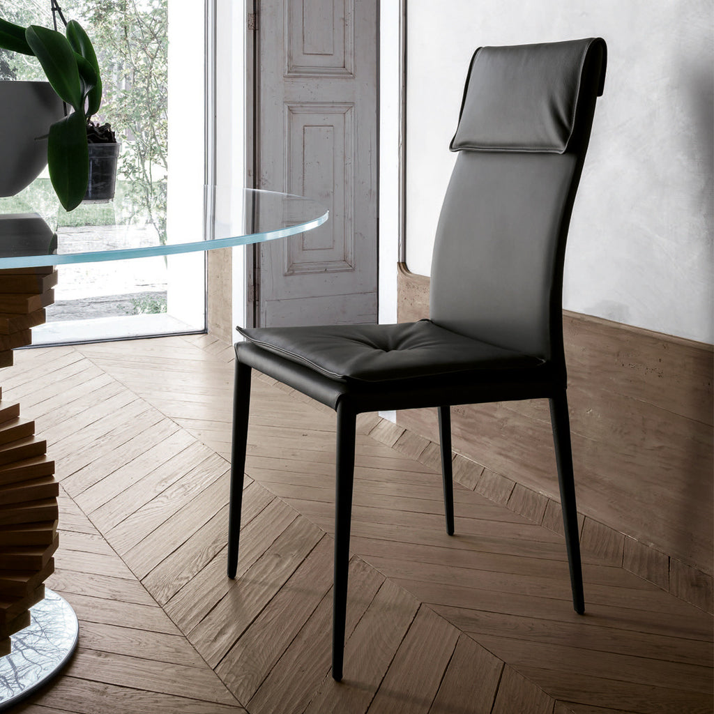 Tonin Casa - ADRIA 8041A Silla de piel auténtica