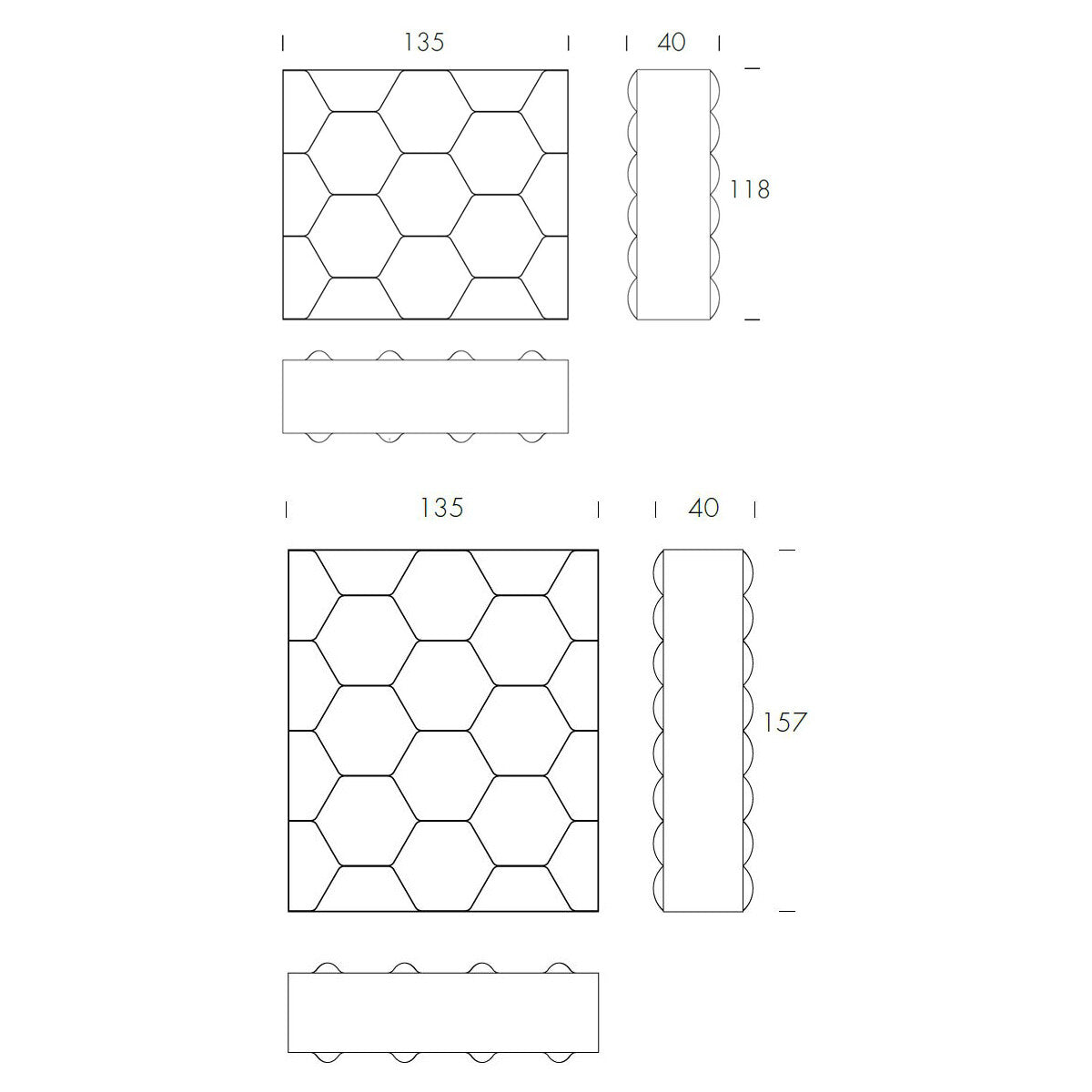 Tonin Casa - HONEYBOOK T6489S estantería