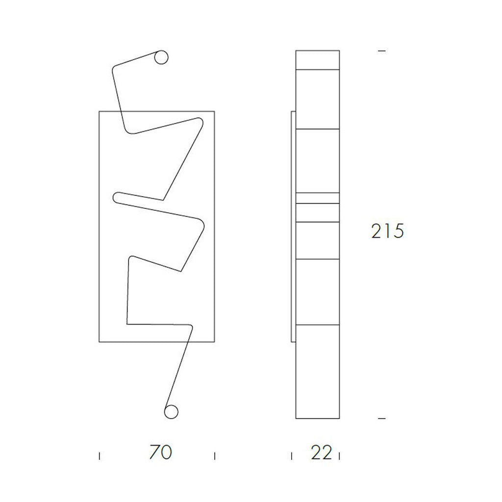 Tonin Casa - NOTA T6481S estante de pared