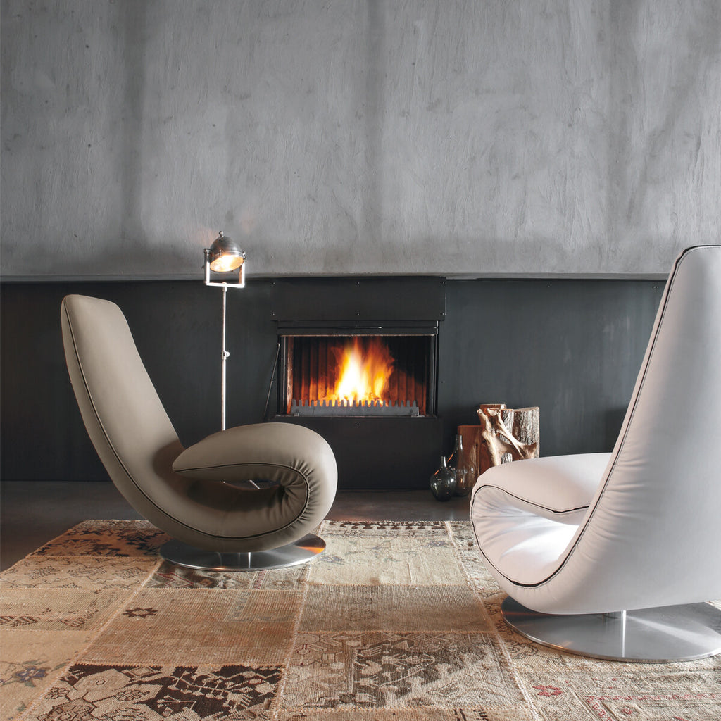 Tonin Casa - RICCIOLO T7865S chaise longue convertible de cuero sintético