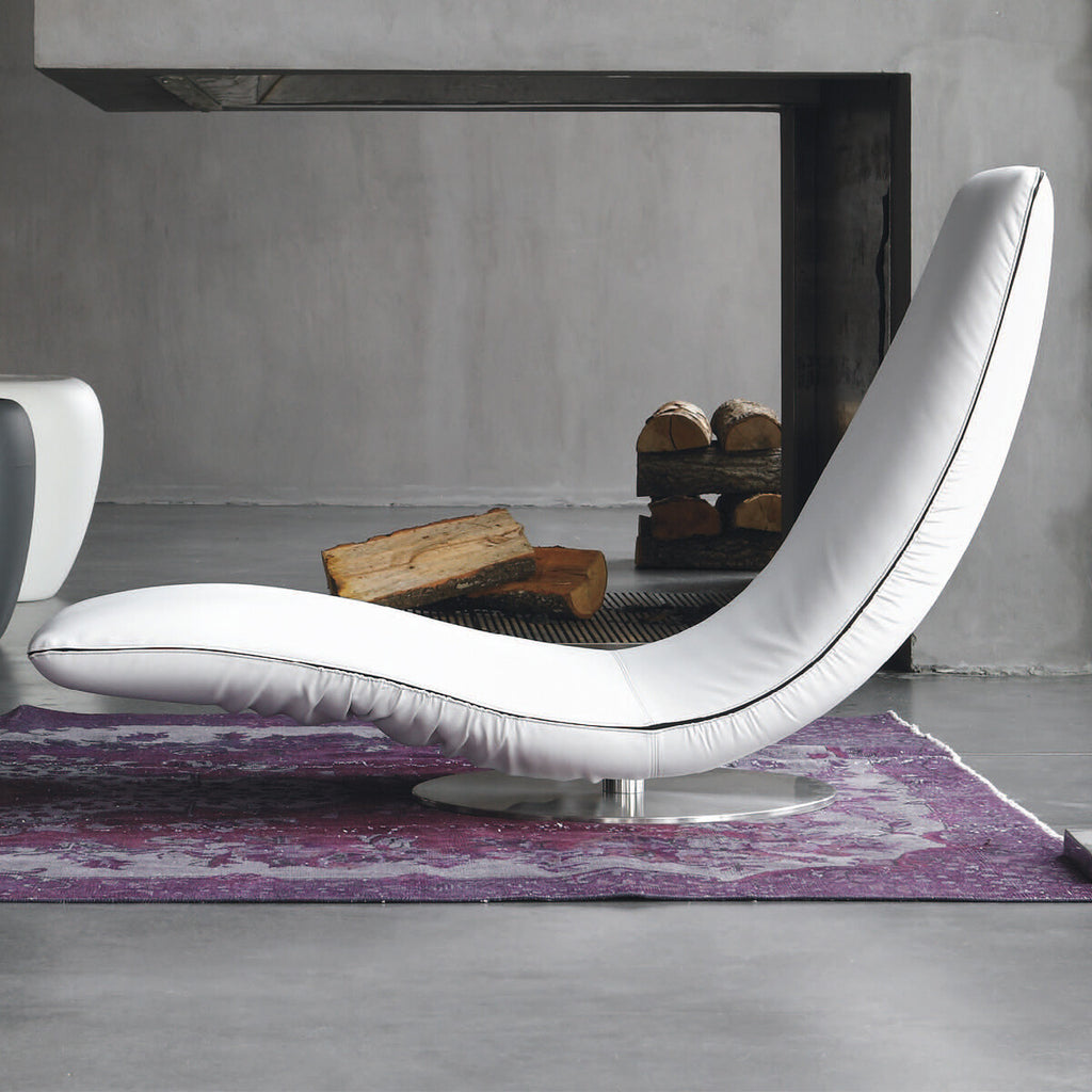 Tonin Casa - RICCIOLO T7865S chaise longue convertible de cuero sintético