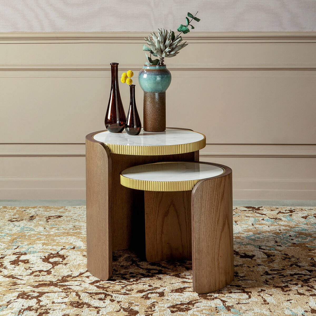 Tonin Casa - SET de mesas auxiliares ROLLER T8126S