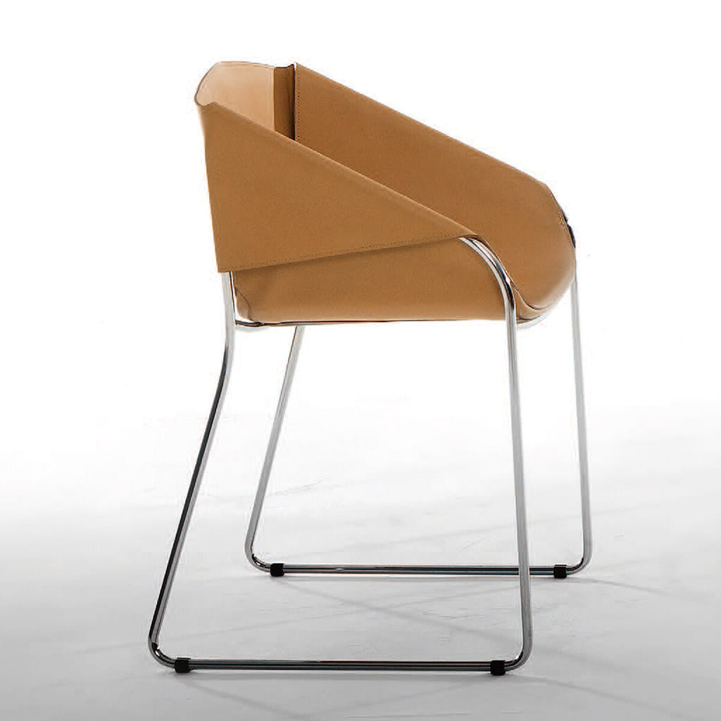Tonin Casa - SIMPLY T7206A silla con tapizado de cuero de grano completo