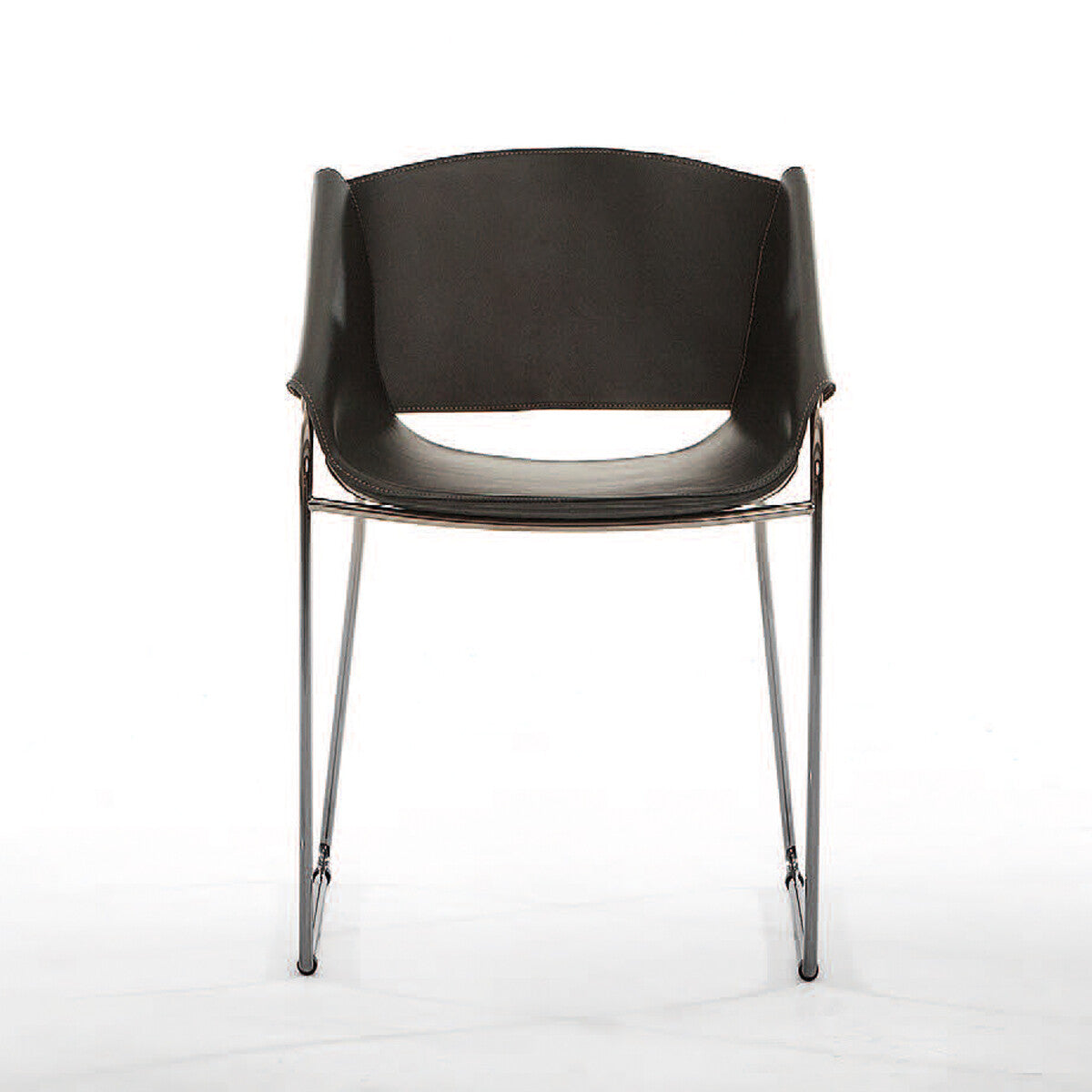 Tonin Casa - SIMPLY T7206A silla con tapizado de cuero de grano completo