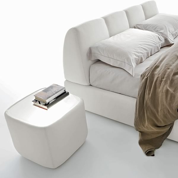 Tonin Casa - Cama Tuny tela con cabecera ajustable