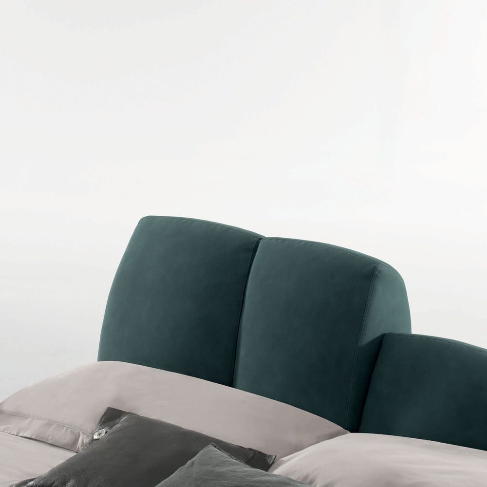 Tonin Casa - Cama Tuny tela con cabecera ajustable