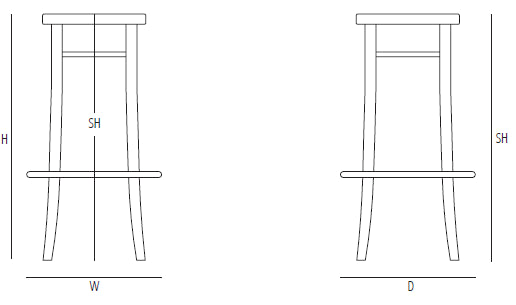 GTV Thonet - Vienna 144 Barstuhl