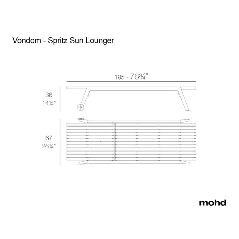 Vondom - Vela Coffee Table 120cm round