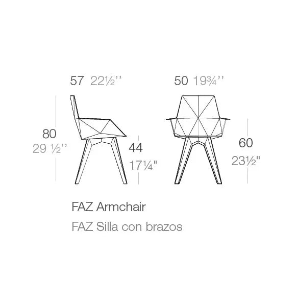 Vondom - Set de 2 sillas Wing