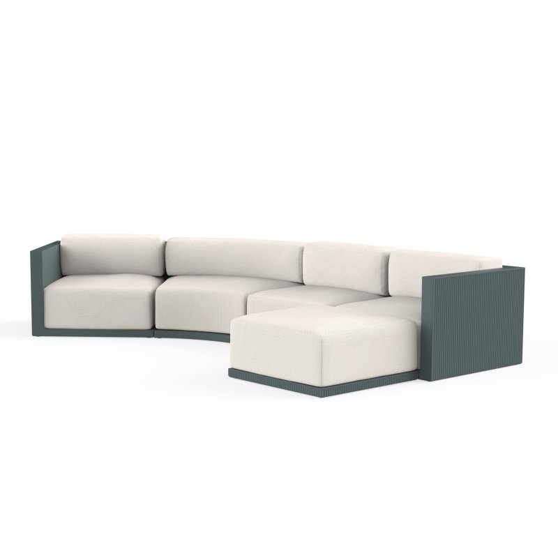 Unopiu - Welcome Sofa Teak & Rope