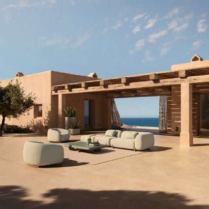 Vondom - Milos Lounge Bench with optional Back Cushion